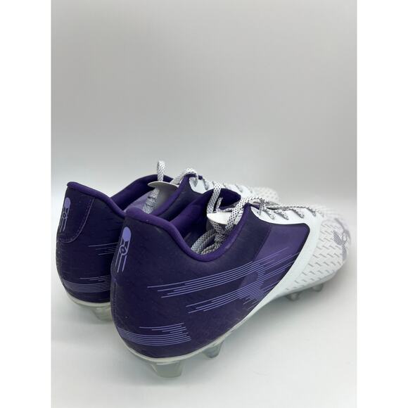 Under Armour Blur LUX MC Football Cleats White Purple 3023190-500 Men\'s Size 13 main image 4
